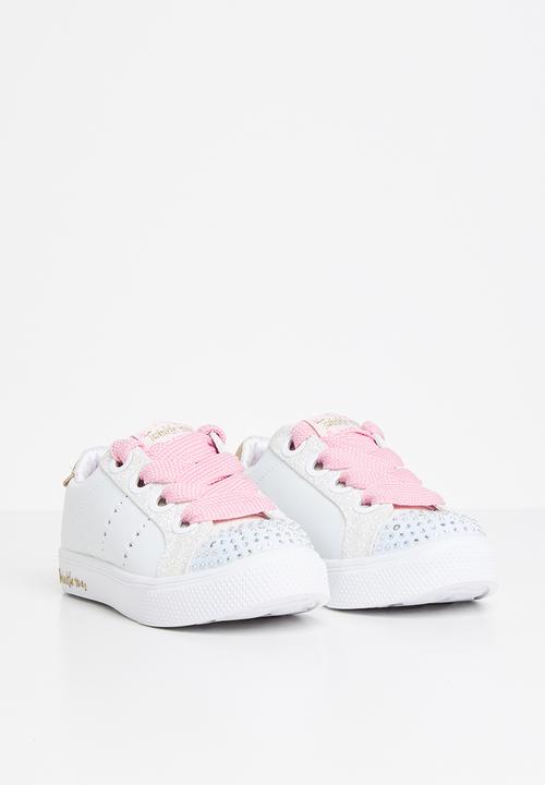 Skechers - Girls twinkle breeze 2.0 - white & pink
