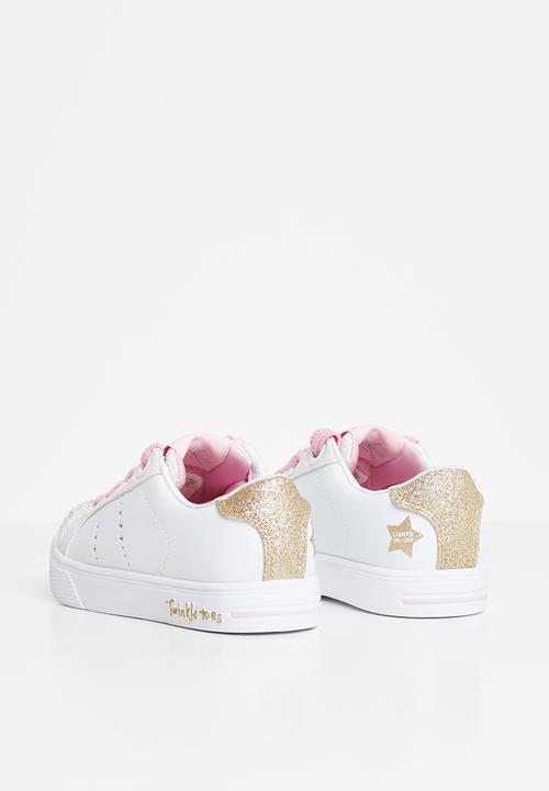 Skechers - Girls twinkle breeze 2.0 - white & pink