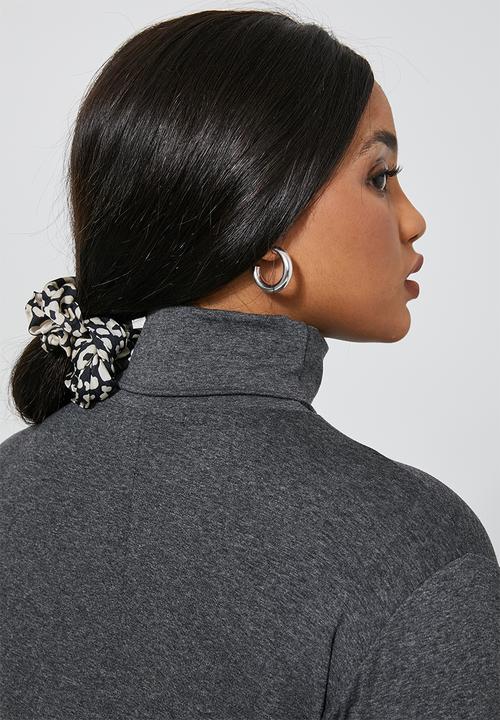 Superbalist - Poloneck dress - charcoal
