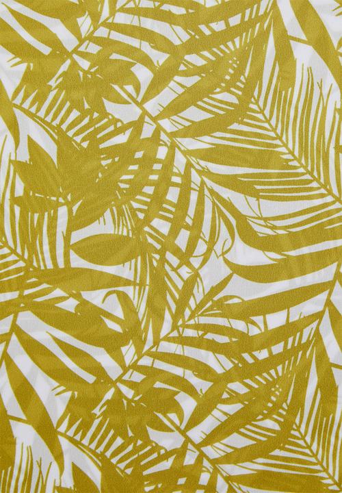 Superbalist - Plus satin slip dress - yellow & white