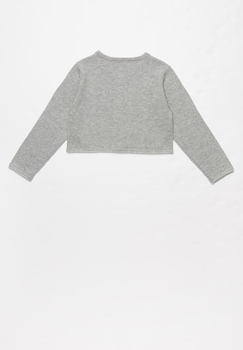 Pop Candy - Fine knitted cardigan - grey