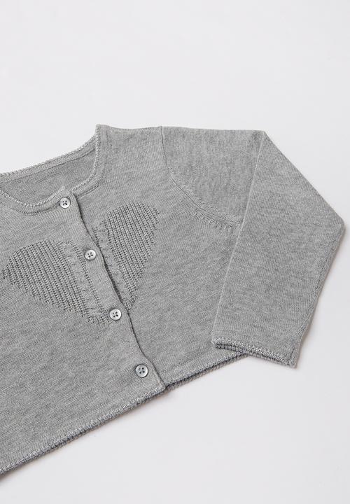 Pop Candy - Fine knitted cardigan - grey