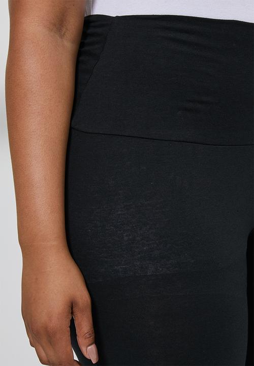 Superbalist - Knee slit leggings - black