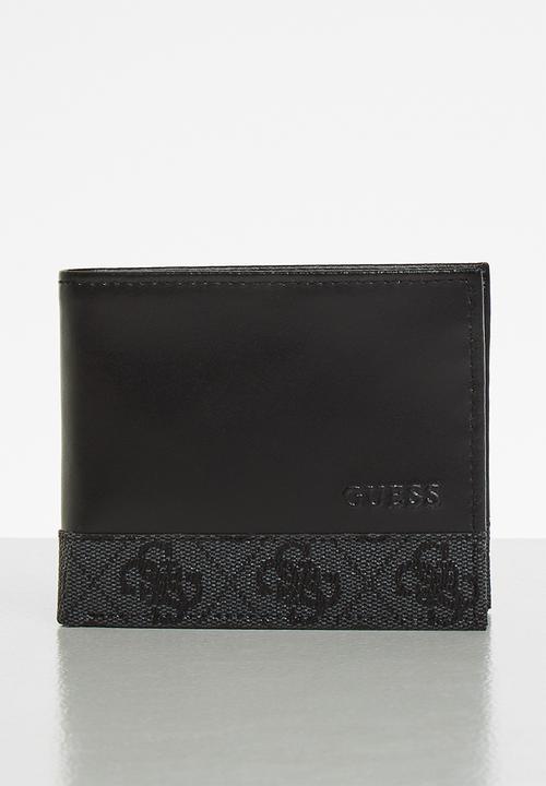 GUESS - Leonardo global wallet gift set - black