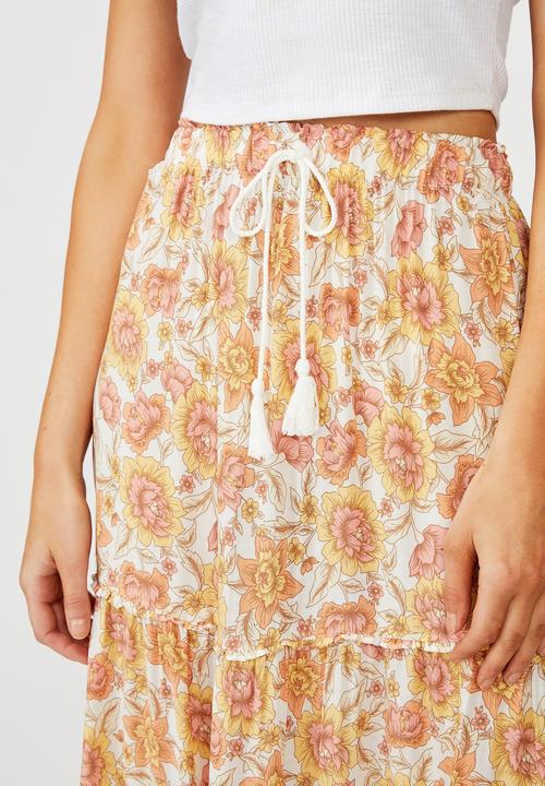 Cotton On - Maya maxi skirt - apricot