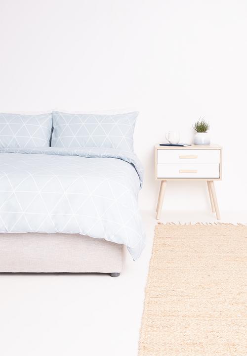 Sixth Floor - Ella printed duvet set - blue