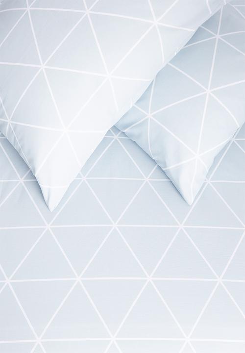 Sixth Floor - Ella printed duvet set - blue