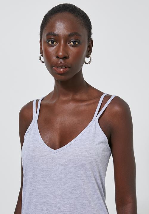 Superbalist - Knit strappy dress - grey 