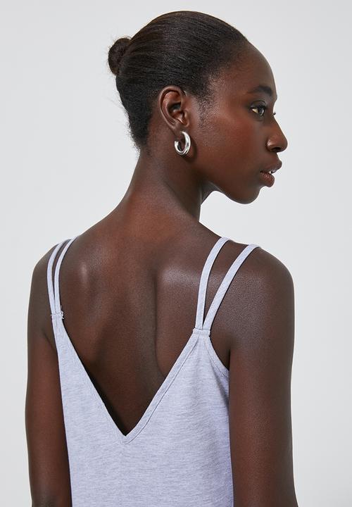 Superbalist - Knit strappy dress - grey 