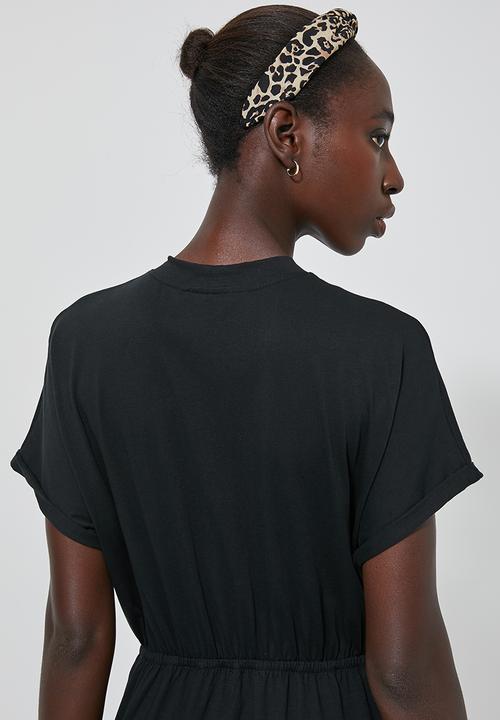 Superbalist - Utility style T-shirt dress - black