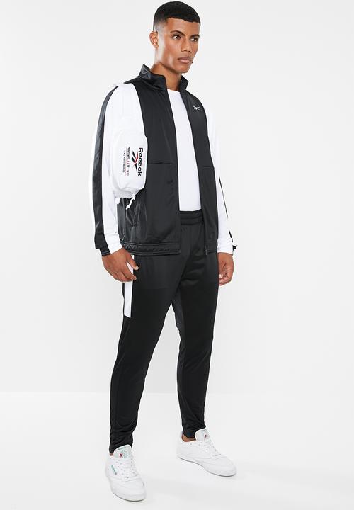 Reebok - Meet you there tracksuit - black & white