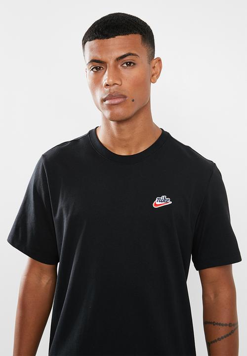 Nike - Nike sportswear heritage tee - black