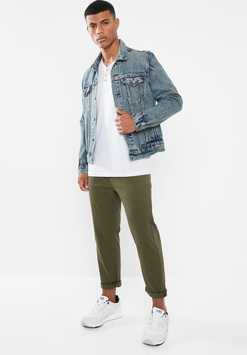 Cotton On - Essential henley - grey