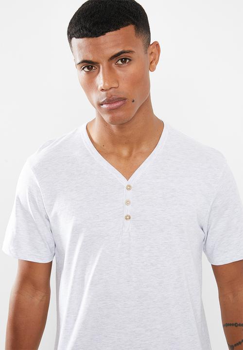 Cotton On - Essential henley - grey
