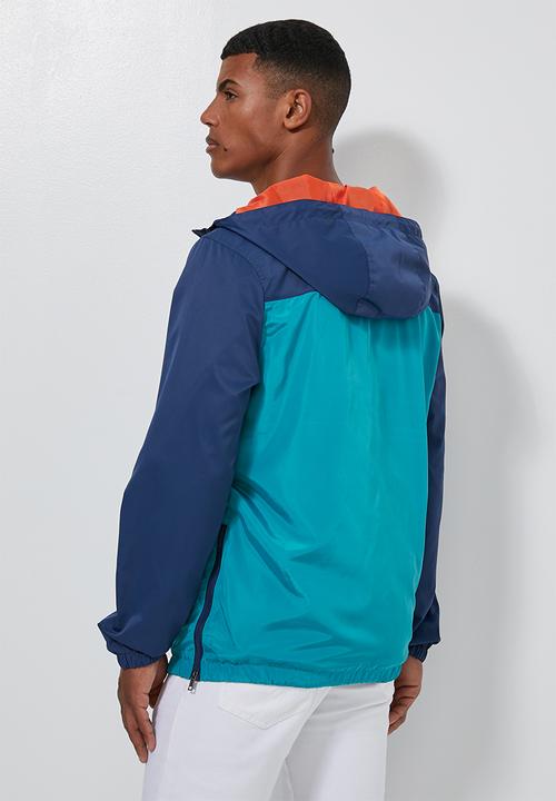 Superbalist - Colour-blocked half-zip anorak - multi