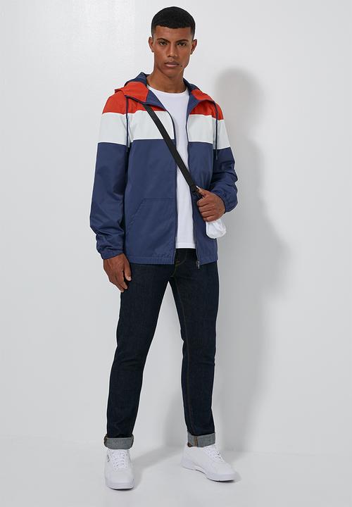Superbalist - Colour-blocked zip through windbreaker - multi