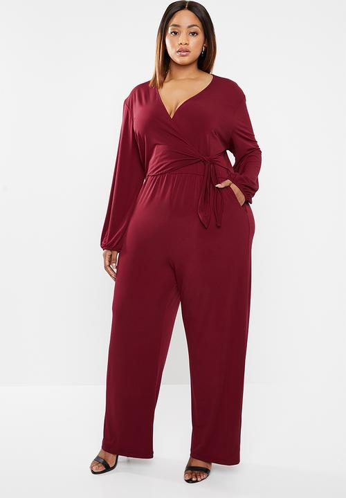 tie detail jumpsuit