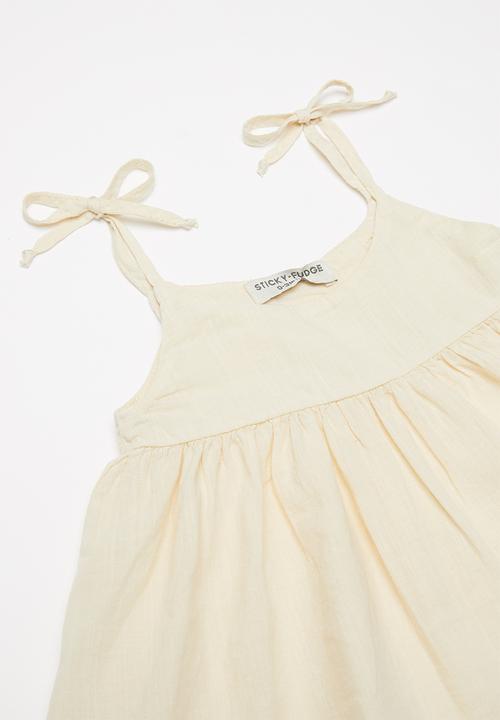 Sticky Fudge - Angora summer dress - neutral