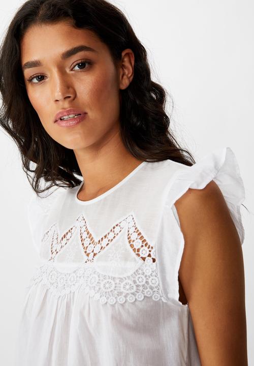 Cotton On - Free spirit sleeveless blouse - white