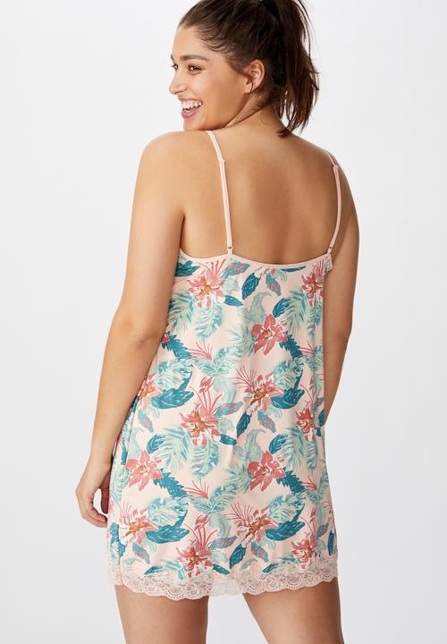 Cotton On - Curve slinky nightie - multi 