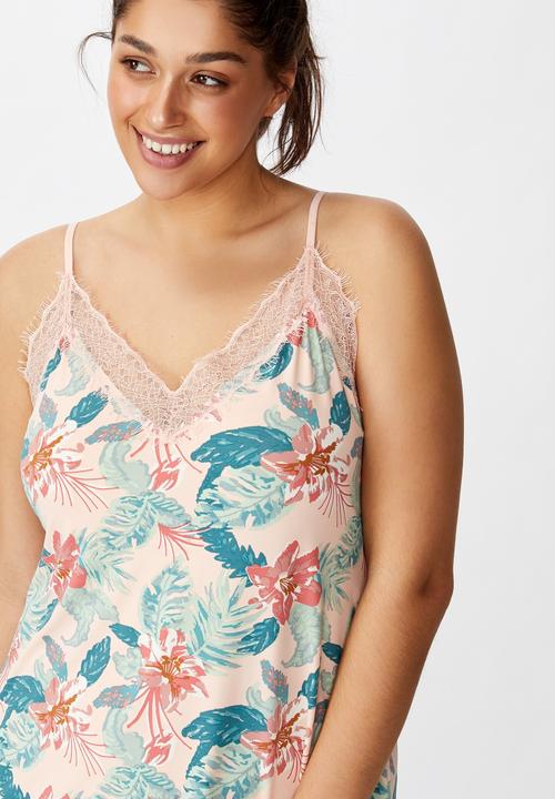 Cotton On - Curve slinky nightie - multi 