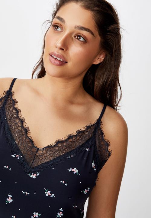 Cotton On - Curve slinky nightie - multi 