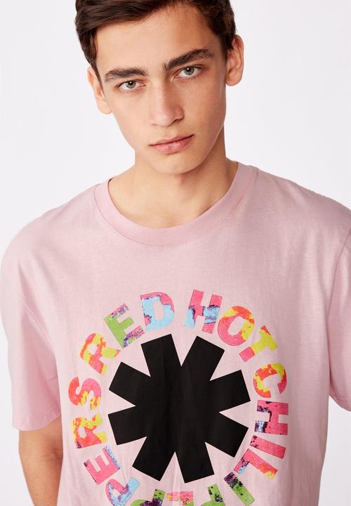 Factorie - Regular fit short sleeve license tee - pink