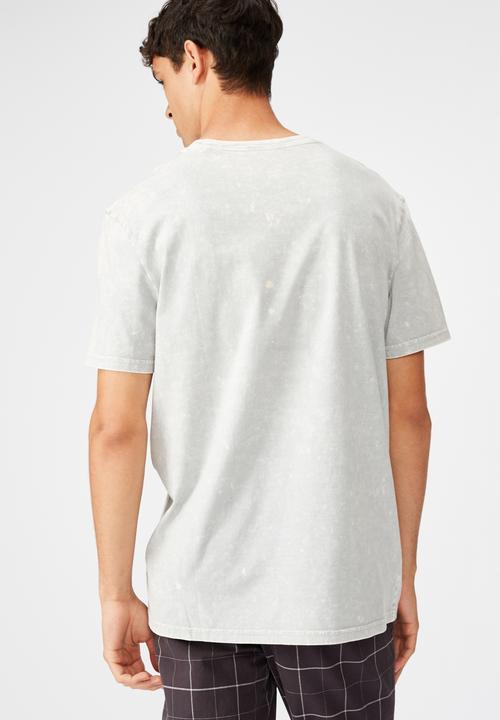 Factorie - Regular fit short sleeve license tee - grey