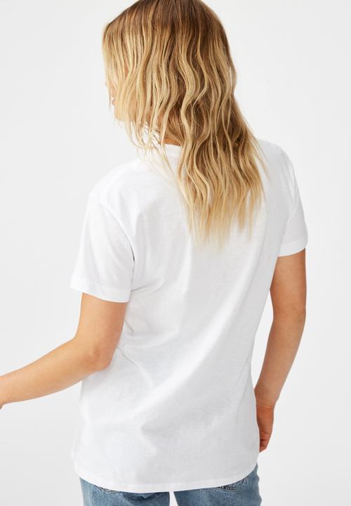 Cotton On - Classic arts T-shirt - white