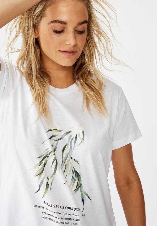 Cotton On - Classic arts T-shirt - white