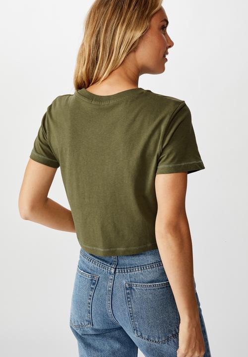 Cotton On - The one baby tee - khaki