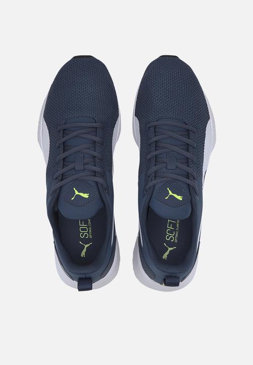 PUMA - Flyer runner - dark denim-yellow alert-Puma white
