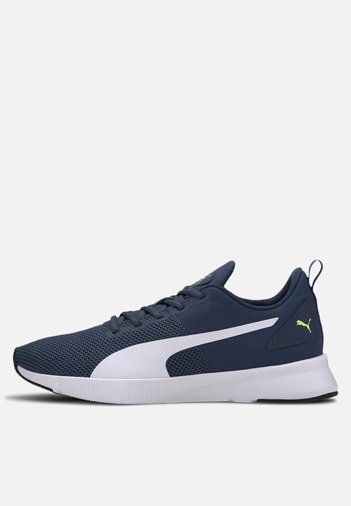 PUMA - Flyer runner - dark denim-yellow alert-Puma white