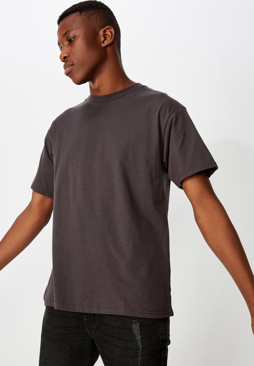 Cotton On - Essential short sleeve skate tee - faded slate