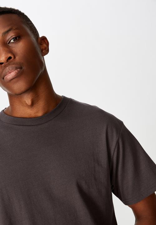 Cotton On - Essential short sleeve skate tee - faded slate