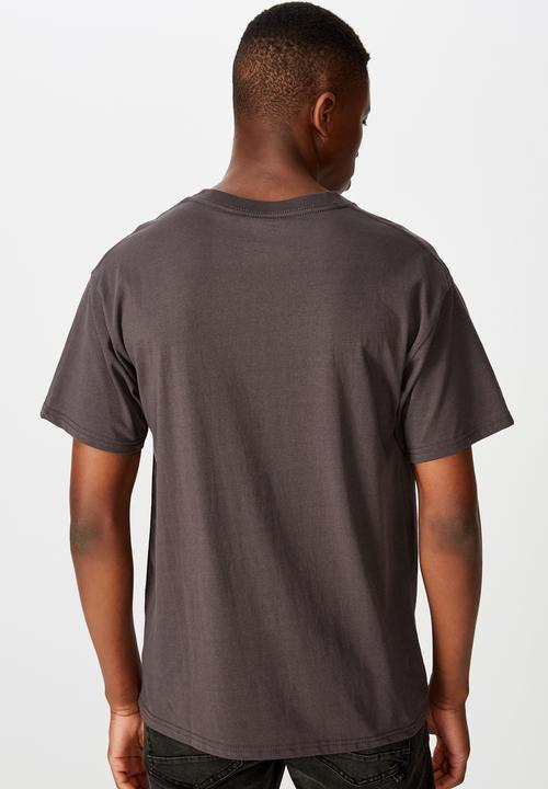 Cotton On - Essential short sleeve skate tee - faded slate