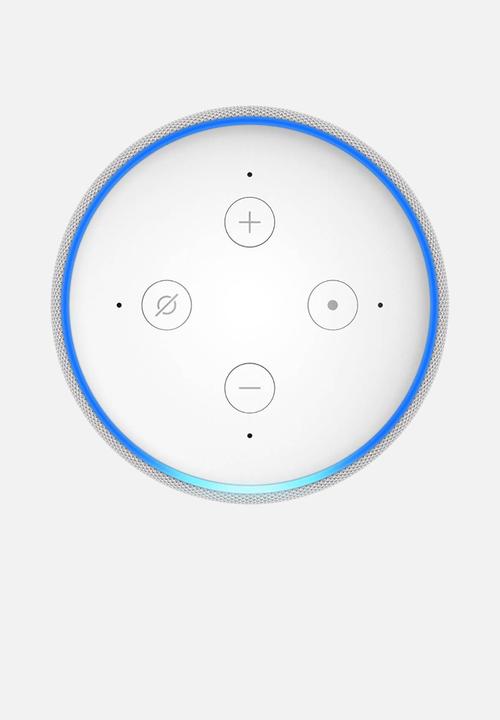 Amazon - Amazon echo dot 3rd gen with clock - sandstone