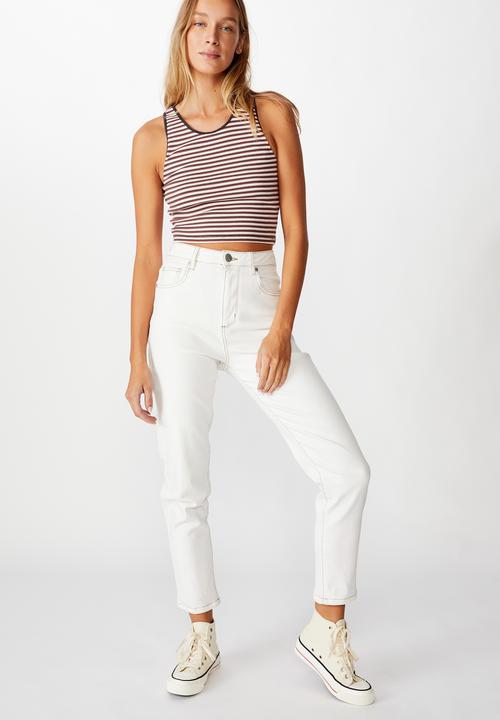 Cotton On - The sweetheart tank top heart stripes - multi