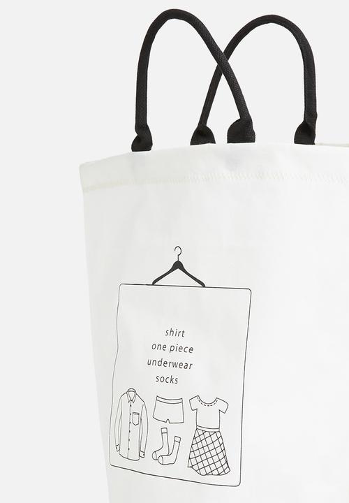 Sixth Floor - Laundry day laundry basket - white
