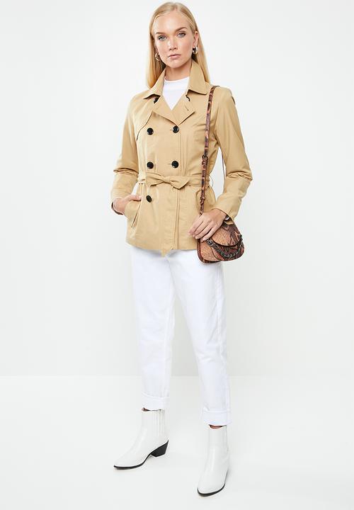 ONLY - Laura short trench - beige