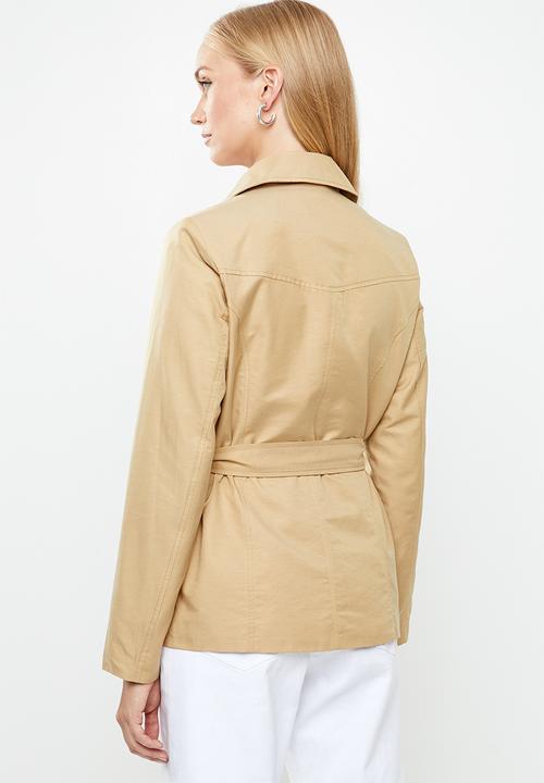 ONLY - Laura short trench - beige