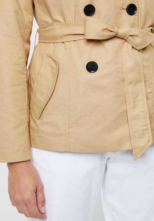 ONLY - Laura short trench - beige