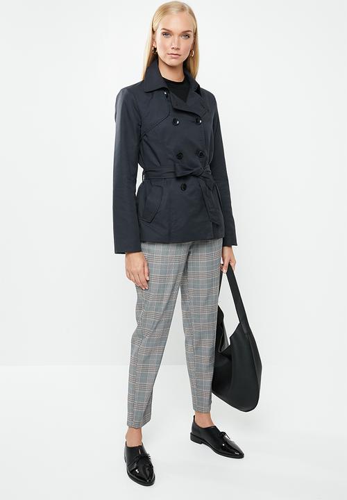 ONLY - Laura short trench - navy
