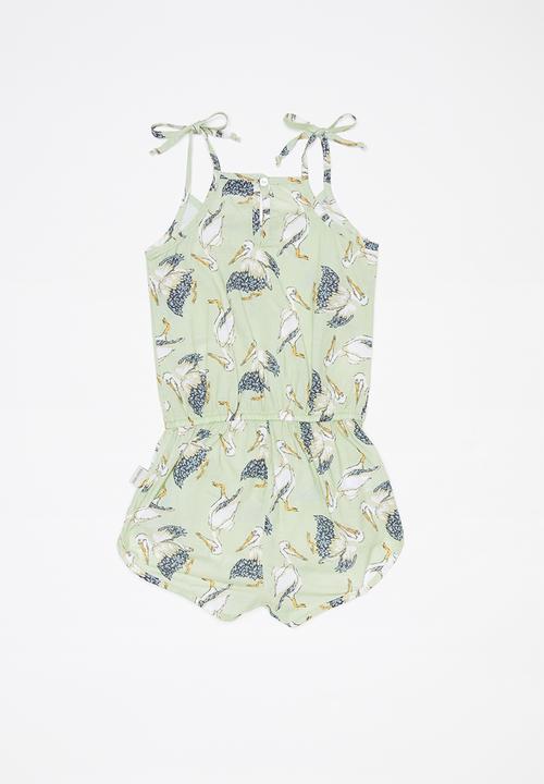 Sticky Fudge - Pelican becky playsuit - multi 
