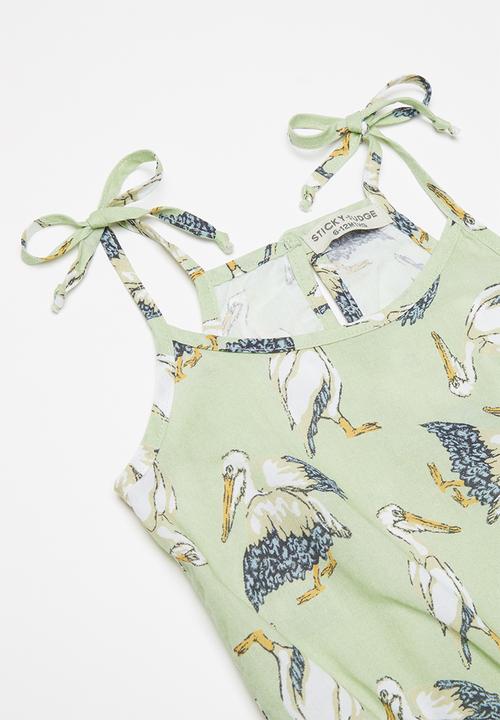 Sticky Fudge - Pelican becky playsuit - multi 