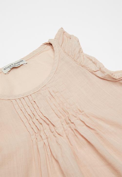 Sticky Fudge - Pintuck blouse - pink 