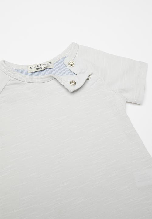 Sticky Fudge - Babies basic T-shirt - grey