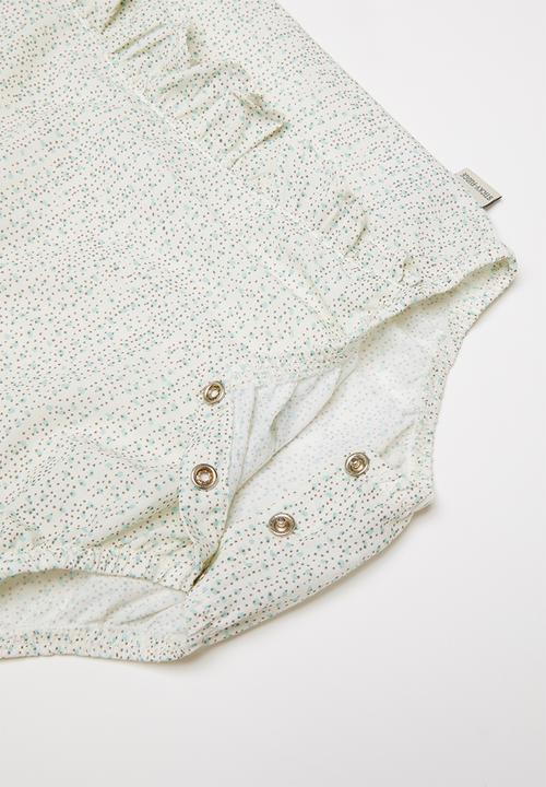 Sticky Fudge - Walk in the park frill romper - multi 