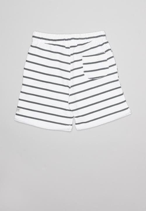 Sticky Fudge - Play shorts - white & grey 