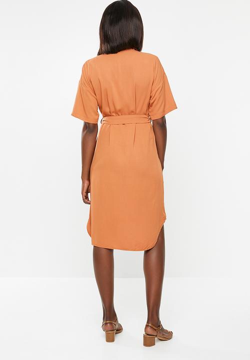 edit - Shirt dress - orange
